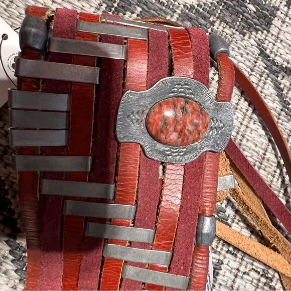 Free People Bonita Leather Wrap Belt in Artemis - Picture 7 of 7